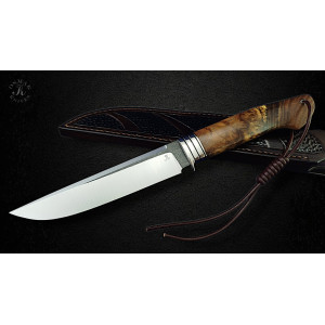 КОЛОС ніж ручної роботи майстра RUSLAN KNIVES, купити замовити в Україні - сталь N690, 60-61кріо HRC. Photo 2